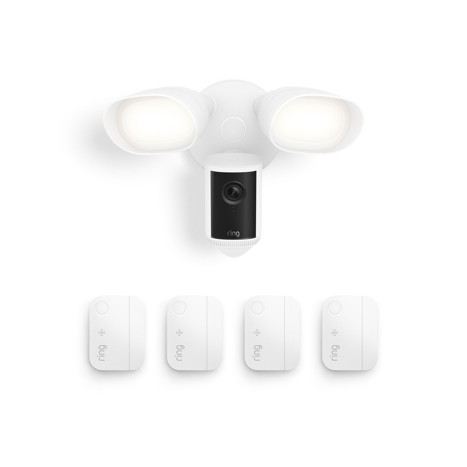 floodlight cam pro nieuwste model 4 raam- en deursensoren nieuwste model met retinal 4k