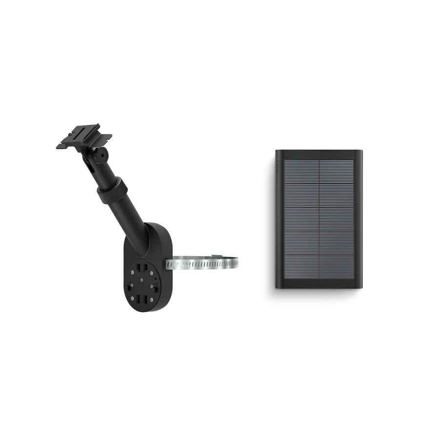 paal- en muurbevestiging klein zonnepaneel usb-c