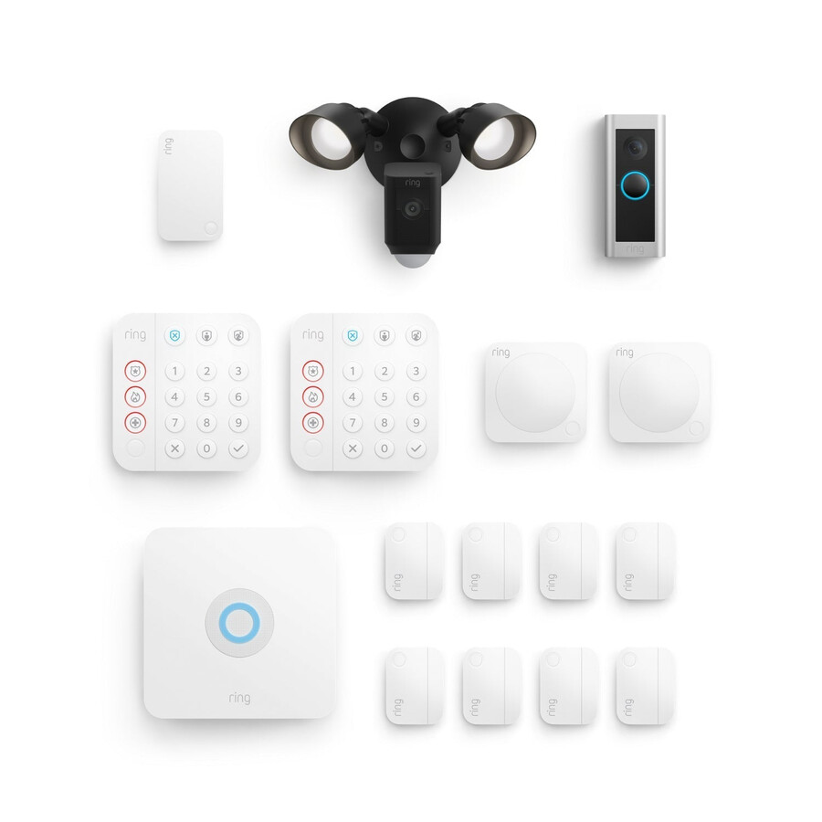 alarmsysteem 14-delig bedrade deurbel pro video doorbell pro 2 schijnwerpercamera