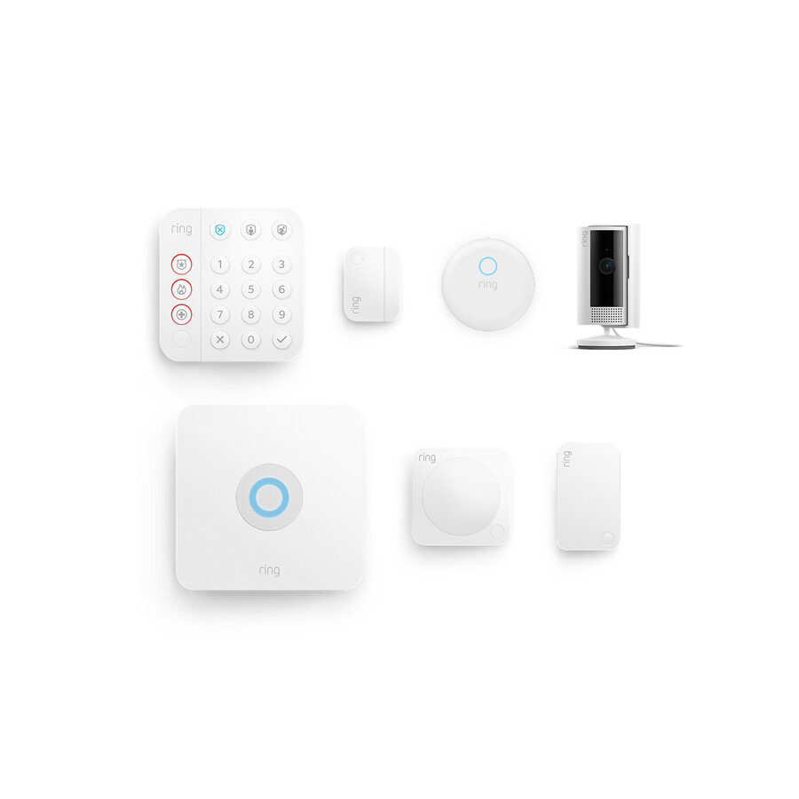 basisset voor binnenhuisbewaking – binnencamera 5-delig alarmsysteem